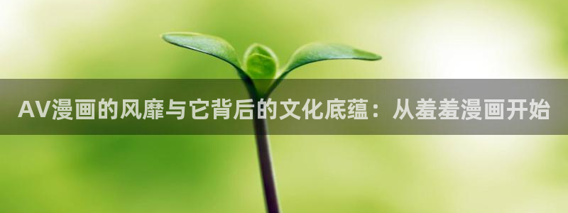 囧次元官方网页入口：AV漫画的风靡与它背后的文化底蕴：从羞羞漫画开始